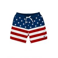 Tipsy Elves Mens American Flag Swim Trunks - Patriotic USA Stars and Stripes Swim Suit