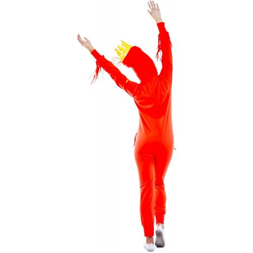  할로윈 용품Tipsy Elvess Womens Air Dancer Costume - Waving Red Halloween Jumpsuit