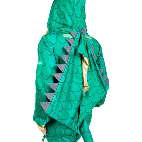  할로윈 용품Tipsy Elves Womens Dragon Costume - Green Mythic Monster Halloween Jumpsuit