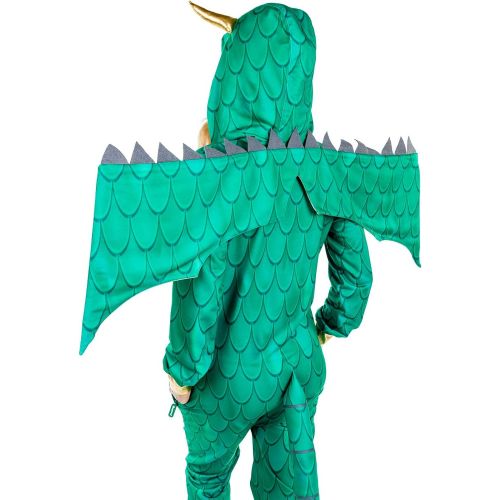  할로윈 용품Tipsy Elves Womens Dragon Costume - Green Mythic Monster Halloween Jumpsuit