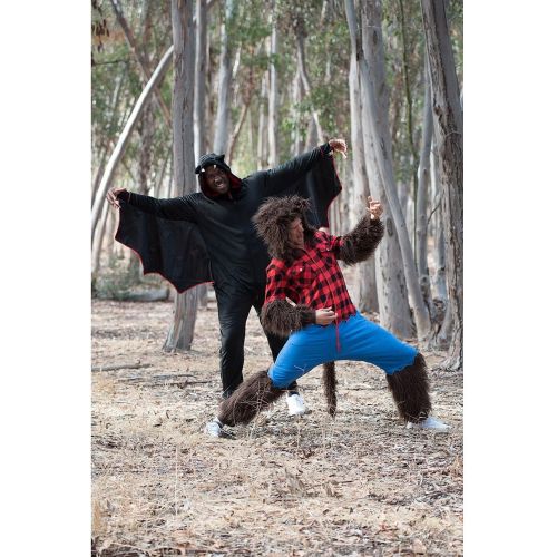  할로윈 용품Tipsy Elves Mens Bat Costume - Black Flying Animal Halloween Jumpsuit