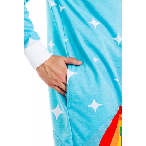  할로윈 용품Tipsy Elvess Mens Rainbow Power Stance Costume - Funny Multicolored Halloween Jumpsuit