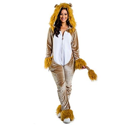  할로윈 용품Tipsy Elves Womens Lion Halloween Costume - Ladys Lion Onesie