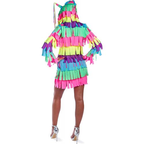  할로윈 용품Tipsy Elves Funny Womens Adult Pinata Costume Dress - Pinata Halloween Costume Outfit