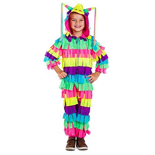  할로윈 용품Tipsy Elves Bright and Colorful Kids Pinata Hooded Playsuit for Fun and Family Photos