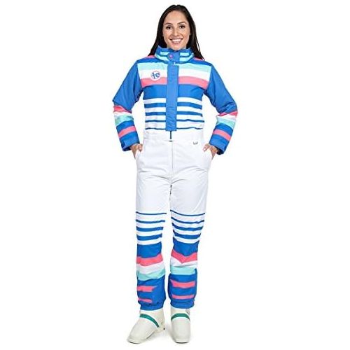  Tipsy+Elves Tipsy Elves Womens ICY U 80s Ski Suit - Retro Inspired Snow Suit for Female