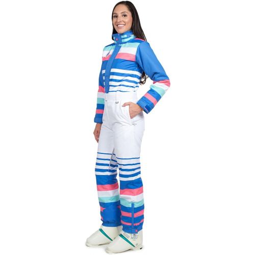  Tipsy+Elves Tipsy Elves Womens ICY U 80s Ski Suit - Retro Inspired Snow Suit for Female