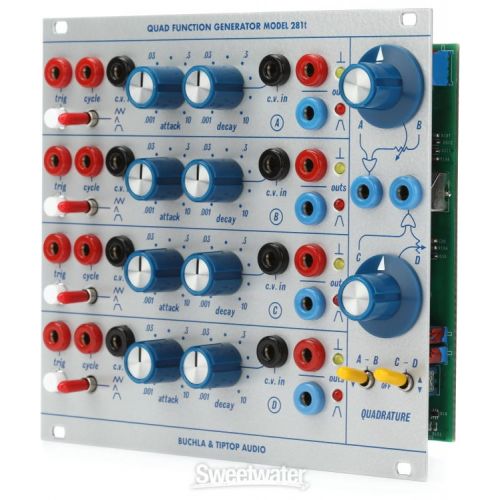  Tiptop Audio Buchla 281t Quad Function Generator Eurorack Module