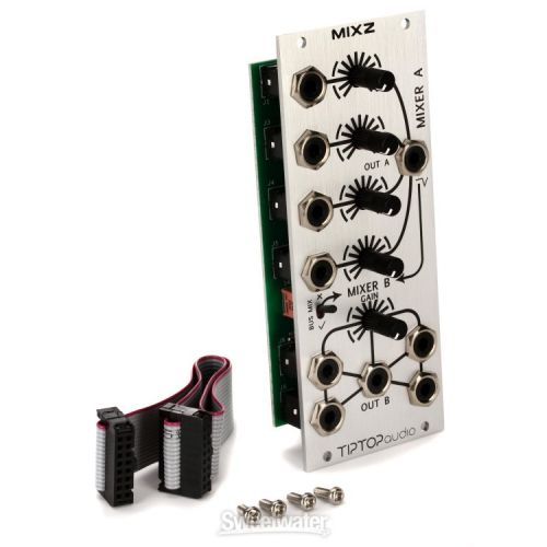  Tiptop Audio MIXZ Eurorack Dual Mixer Module with Tiptop Bus Mix