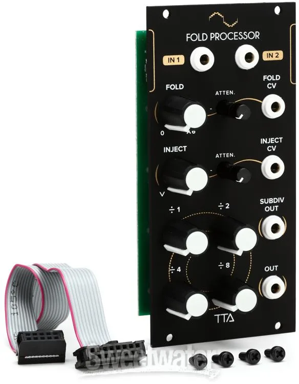  Tiptop Audio Fold Processor Eurorack Wave Multiplier Module (Black)