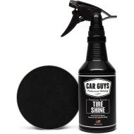 [아마존 핫딜]  [아마존핫딜]CarGuys Tire Shine Spray - Best Tire Dressing Car Care Kit for Car Tires After a Car Wash - Car Detailing Kit for Wheels and Tires with Included Tire Shine Applicator - by Car Guys Auto De