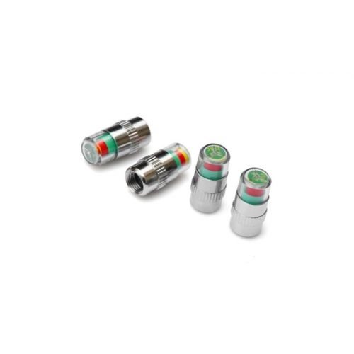  Tire Pressure Automatic Monitoring Valve Caps 4-Pack