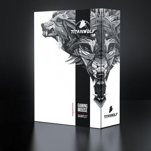  [아마존베스트]Titanwolf Titanium Wolf 16400DPI USB Gaming Laser Mouse | 1816400DPI Sampling Rate | High Precision | Configurable LED Colour Lighting | Avago Sensor Technology MMO Gaming | Includes Soft