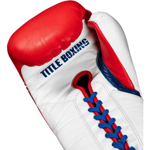  Title Boxing USA Leather Training Gloves - Lace