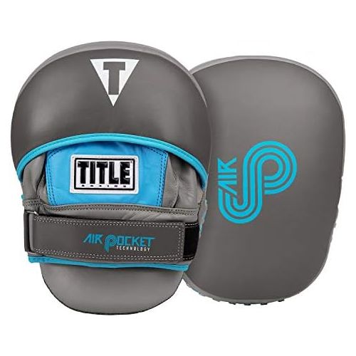  Title Boxing Air Pocket Punch Mitts, GreyLight Blue