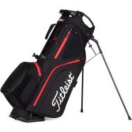 Titleist - Hybrid 5 Golf Bag - Black/Black/Red, 4.6 lbs
