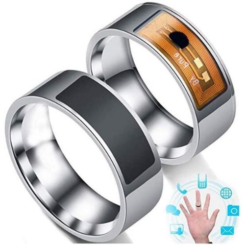  [아마존베스트]TMROW Tmrow NFC Smart Ring, Waterproof Intelligent Ring Finger Digital Ring Smart Wear Multifunctional Jewelry,Size 10