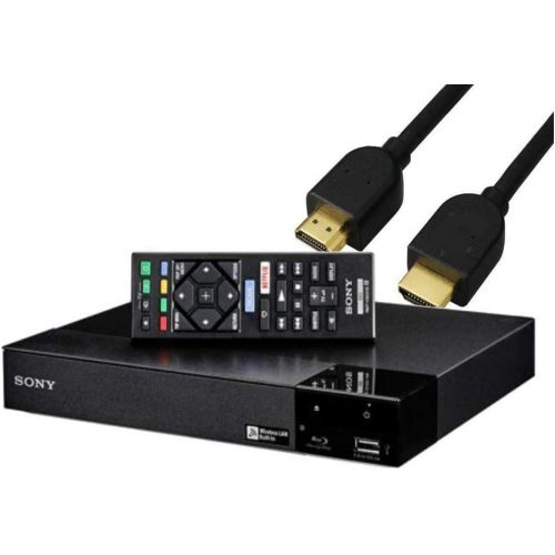  [아마존베스트]Sony S6700 4K-Upscaling Blu-ray DVD Player with Super Wi-Fi + Remote Control, Bundled with Tmvel High-Speed HDMI Cable with Ethernet + Free Tmvel Power Bank