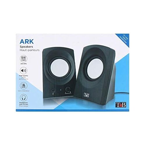  [아마존베스트]T nB HPARK20WH Ark Series 2.0Speaker System for PC and Apple Mac White