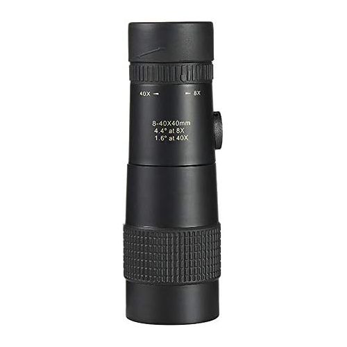  [아마존베스트]-Service-Informationen TnSok High Resolution Monocular Telescope 8-40x40 HD Portable Mini Zoom Night Vision Mobile Phone Camera with Binoculars for Wildlife Bird Watching Hunting (Colour: Black, Size: M)