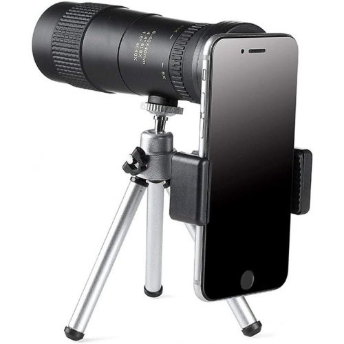  [아마존베스트]-Service-Informationen TnSok High Resolution Monocular Telescope 8-40x40 HD Portable Mini Zoom Night Vision Mobile Phone Camera with Binoculars for Wildlife Bird Watching Hunting (Colour: Black, Size: M)