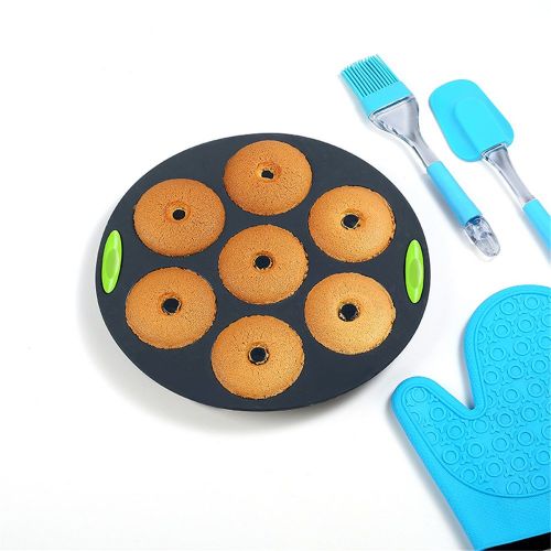  Non-Stick BPA Free 41-Piece Silicone Bakeware Set Toast Bread Cake Pans Tiramisu Dishes 12 Cup Muffin Pan Baking Donuts Pans with 36pcs Muffin Cups by To encounter