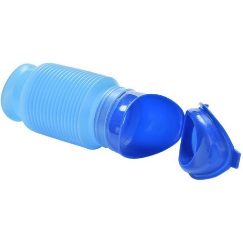  [아마존베스트]ToBe-U Camping Portable Toilet Urine Bottle Bag Travel Potty Urine Funnel for Unisex Men Women Children Kids Car Traffic Jam