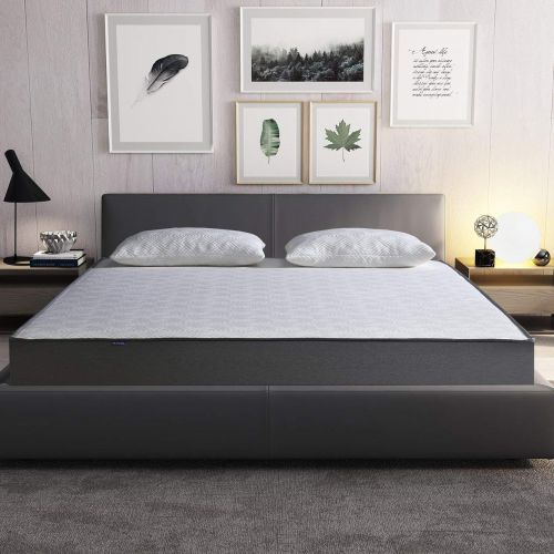  ToGames Soft 12inch Queen Size Memory Foam Mattress Ergonomic Comfortable Breathable Indoor Home Sleeping Mattress Pad