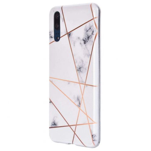  ToMoYi Handyhuelle Kompatibel mit Huawei P20, Crystal Clear Durchsichtig Soft Silikon TPU Ultra Duenn Stossfes Kratzfest Robust Cover Schutzhuelle Einzigartiger Druck [Marble Style] fue