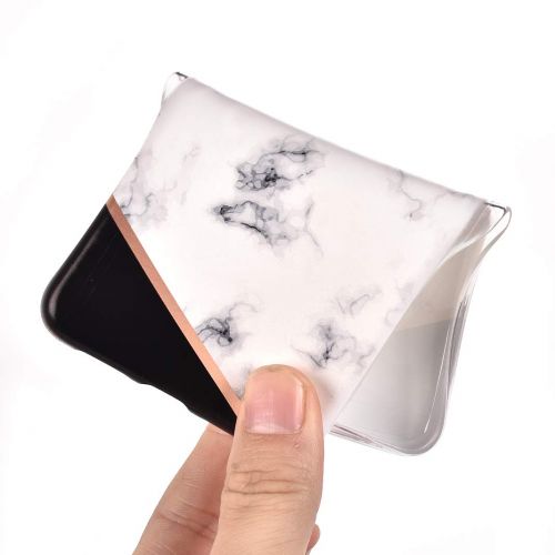  ToMoYi Handyhuelle Kompatibel mit Huawei P20, Crystal Clear Durchsichtig Soft Silikon TPU Ultra Duenn Stossfes Kratzfest Robust Cover Schutzhuelle Einzigartiger Druck [Marble Style] fue