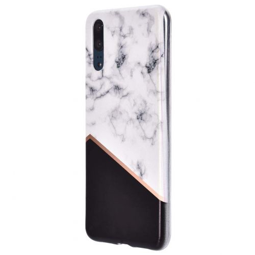  ToMoYi Handyhuelle Kompatibel mit Huawei P20, Crystal Clear Durchsichtig Soft Silikon TPU Ultra Duenn Stossfes Kratzfest Robust Cover Schutzhuelle Einzigartiger Druck [Marble Style] fue