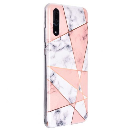  ToMoYi Handyhuelle Kompatibel mit Huawei P20, Crystal Clear Durchsichtig Soft Silikon TPU Ultra Duenn Stossfes Kratzfest Robust Cover Schutzhuelle Einzigartiger Druck [Marble Style] fue