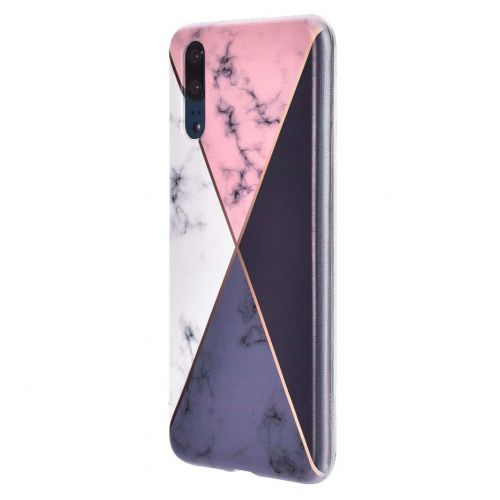  ToMoYi Handyhuelle Kompatibel mit Huawei P20, Crystal Clear Durchsichtig Soft Silikon TPU Ultra Duenn Stossfes Kratzfest Robust Cover Schutzhuelle Einzigartiger Druck [Marble Style] fue