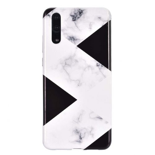  ToMoYi Handyhuelle Kompatibel mit Huawei P20, Crystal Clear Durchsichtig Soft Silikon TPU Ultra Duenn Stossfes Kratzfest Robust Cover Schutzhuelle Einzigartiger Druck [Marble Style] fue