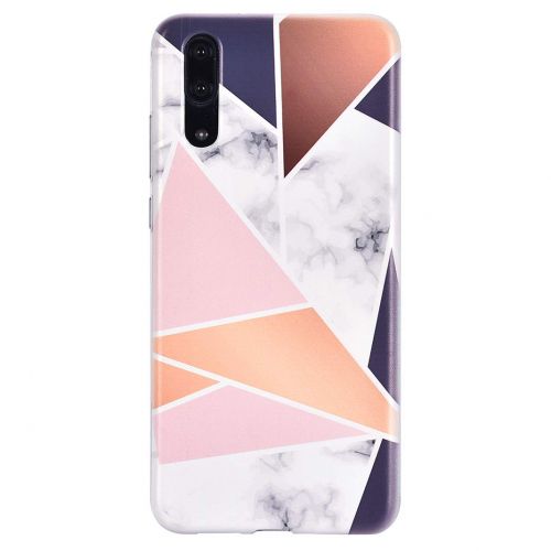  ToMoYi Handyhuelle Kompatibel mit Huawei P20, Crystal Clear Durchsichtig Soft Silikon TPU Ultra Duenn Stossfes Kratzfest Robust Cover Schutzhuelle Einzigartiger Druck [Marble Style] fue