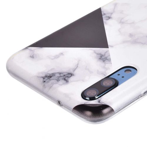  ToMoYi Handyhuelle Kompatibel mit Huawei P20, Crystal Clear Durchsichtig Soft Silikon TPU Ultra Duenn Stossfes Kratzfest Robust Cover Schutzhuelle Einzigartiger Druck [Marble Style] fue