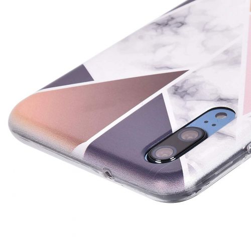  ToMoYi Handyhuelle Kompatibel mit Huawei P20, Crystal Clear Durchsichtig Soft Silikon TPU Ultra Duenn Stossfes Kratzfest Robust Cover Schutzhuelle Einzigartiger Druck [Marble Style] fue