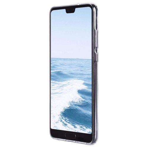  ToMoYi Handyhuelle Kompatibel mit Huawei P20, Crystal Clear Durchsichtig Soft Silikon TPU Ultra Duenn Stossfes Kratzfest Robust Cover Schutzhuelle Einzigartiger Druck [Marble Style] fue