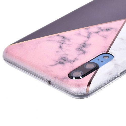  ToMoYi Handyhuelle Kompatibel mit Huawei P20, Crystal Clear Durchsichtig Soft Silikon TPU Ultra Duenn Stossfes Kratzfest Robust Cover Schutzhuelle Einzigartiger Druck [Marble Style] fue