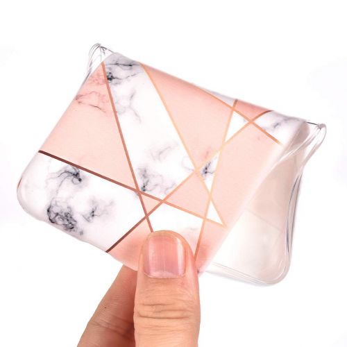  ToMoYi Handyhuelle Kompatibel mit Huawei P20, Crystal Clear Durchsichtig Soft Silikon TPU Ultra Duenn Stossfes Kratzfest Robust Cover Schutzhuelle Einzigartiger Druck [Marble Style] fue