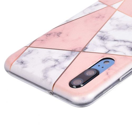  ToMoYi Handyhuelle Kompatibel mit Huawei P20, Crystal Clear Durchsichtig Soft Silikon TPU Ultra Duenn Stossfes Kratzfest Robust Cover Schutzhuelle Einzigartiger Druck [Marble Style] fue