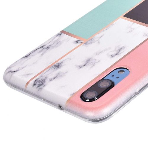  ToMoYi Handyhuelle Kompatibel mit Huawei P20, Crystal Clear Durchsichtig Soft Silikon TPU Ultra Duenn Stossfes Kratzfest Robust Cover Schutzhuelle Einzigartiger Druck [Marble Style] fue