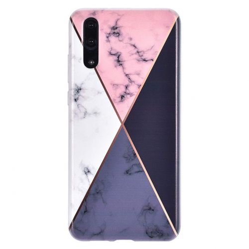  ToMoYi Handyhuelle Kompatibel mit Huawei P20, Crystal Clear Durchsichtig Soft Silikon TPU Ultra Duenn Stossfes Kratzfest Robust Cover Schutzhuelle Einzigartiger Druck [Marble Style] fue