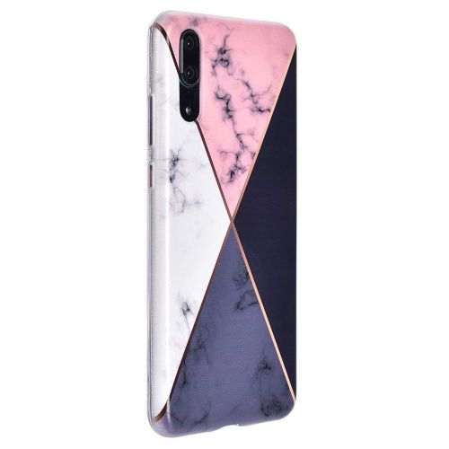  ToMoYi Handyhuelle Kompatibel mit Huawei P20, Crystal Clear Durchsichtig Soft Silikon TPU Ultra Duenn Stossfes Kratzfest Robust Cover Schutzhuelle Einzigartiger Druck [Marble Style] fue