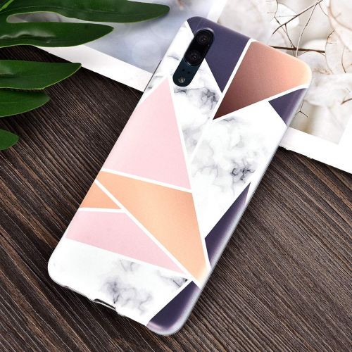  ToMoYi Handyhuelle Kompatibel mit Huawei P20, Crystal Clear Durchsichtig Soft Silikon TPU Ultra Duenn Stossfes Kratzfest Robust Cover Schutzhuelle Einzigartiger Druck [Marble Style] fue