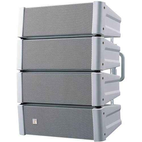  Toa Electronics HX-5W Variable Dispersion Array Speaker with Stand Kit (White)