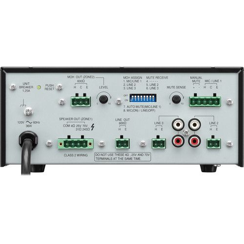  Toa Electronics BG-220 Amplifier & Mixer