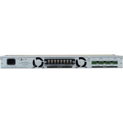  Toa Electronics DA-250FH Four-Channel Digital Amplifier (250W/Channel, 70V)