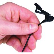 Toa Electronics MIC-X2 Lavalier Microphone with Clip for Trantec S5 (Black)