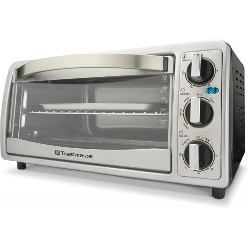  Toastmaster TM-183TR, 6-Slice Toaster Oven, Silver